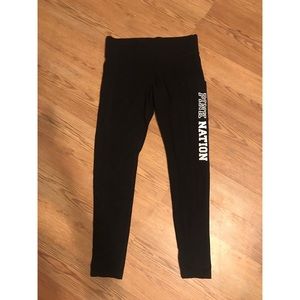 PINK NATION black leggings Sz Small